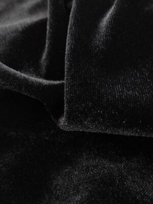 Elegant Fitted Velvet Sequin V Neck Long Sleeve Mini Dress - Image 9