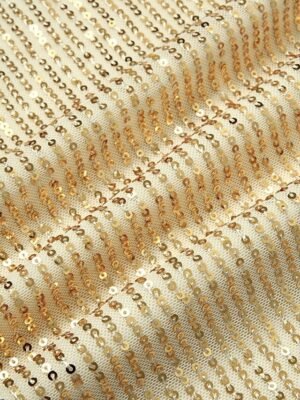 Elegant Loose Sparkle One Shoulder Three-Quarter Sleeve Above-Knee Shift Dress - Image 9