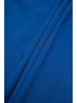 Elegant Midi Solid Ruffle Crew Neck Short Sleeve Dress - Image 14