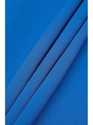 Elegant Midi V Neck Short Flounce Sleeve Chiffon Wedding Guest Dress - Image 41