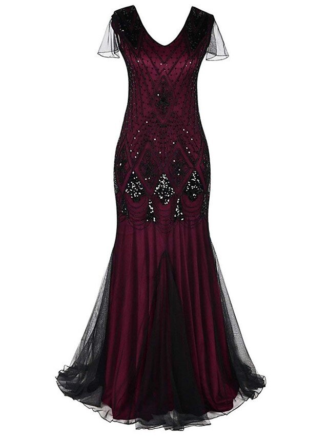 Elegant Regular Fit Plain V Neck Sleeveless Maxi Dress - Image 2