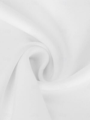 Elegant Regular Fit Solid Asymmetrical Long Sleeve Lace Patchwork Blouse - Image 5