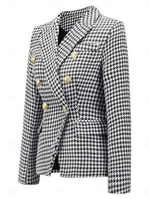 Elegant Regular Fit Solid V Neck Long Sleeve Coat - Image 2