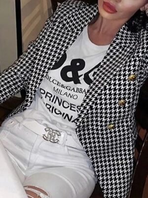 Elegant Regular Fit Solid V Neck Long Sleeve Coat - Image 4