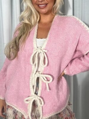 Elegant Regular Pure Colour Open Front Long Sleeve Cardigan - Image 5