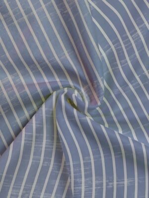 Elegant Regular Striped V Neck Long Sleeve Top - Image 7