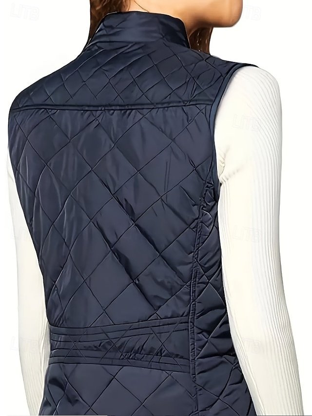 Elegant Sleeveless Solid Turtleneck Long Shrug - Image 2