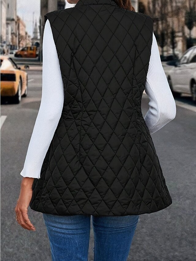Elegant Sleeveless V Neck Black Shrug - Image 2