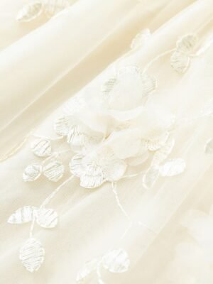 Elegant Swing Lace Layered Long Skirt - Image 3