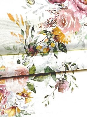 Elegant Vintage Floral V Neck Long Sleeve Regular Blouse - Image 9