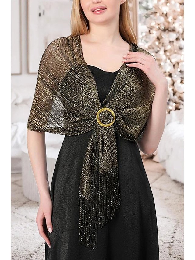 Elegant Vintage Solid Open Front Half Sleeve Shrug - Image 1