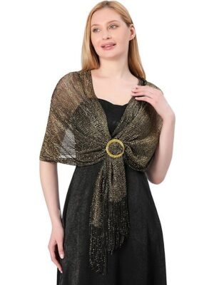 Elegant Vintage Solid Open Front Half Sleeve Shrug - Image 3