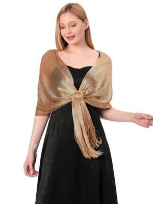 Elegant Vintage Solid Open Front Half Sleeve Shrug - Image 6
