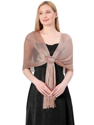 Elegant Vintage Solid Open Front Half Sleeve Shrug - Image 7