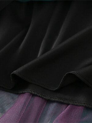 Fashion A-Line Colour Block Irregular Hem Midi Skirt - Image 23