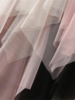 Fashion A-Line Colour Block Irregular Hem Midi Skirt - Image 8