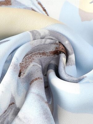 Fashion Casual Floral High Waist Maxi Chiffon Skirt - Image 3