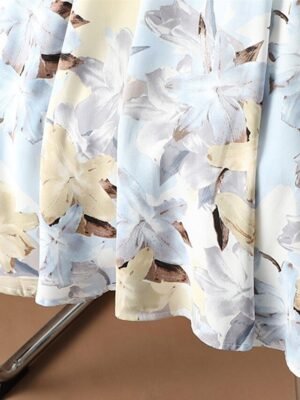 Fashion Casual Floral High Waist Maxi Chiffon Skirt - Image 4