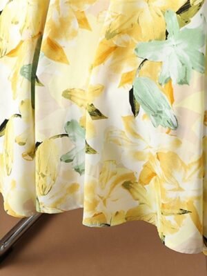 Fashion Casual Floral High Waist Maxi Chiffon Skirt - Image 8