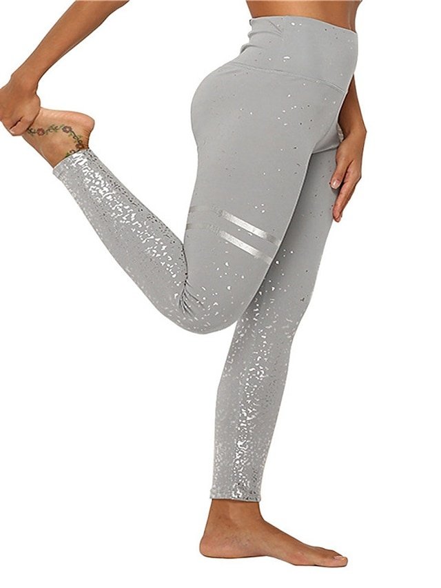 Fashion Casual Print High Waist Full Length Leggings - Image 1