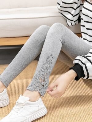 Fashion Casual Solid Ankle-Length Leggings - Image 12