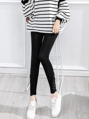 Fashion Casual Solid Ankle-Length Leggings - Image 6