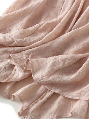Fashion Casual Solid High Waist Midi Skirt - Image 12