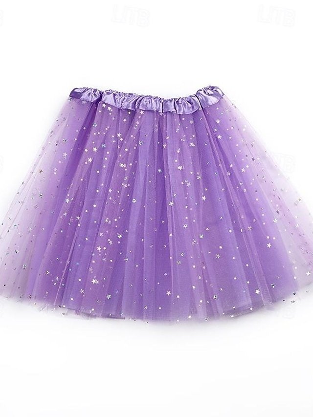 Fashion Casual Solid High Waist Mini Tulle Skirt - Image 1