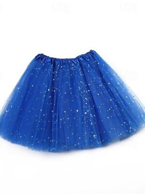 Fashion Casual Solid High Waist Mini Tulle Skirt - Image 5
