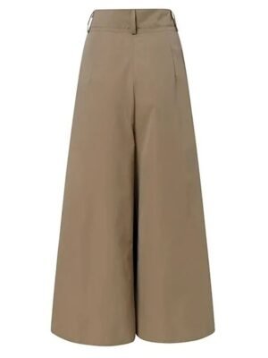 Fashion Full Length Bell Bottom Wide Leg Work Pants - Image 5