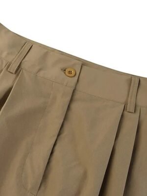 Fashion Full Length Bell Bottom Wide Leg Work Pants - Image 6