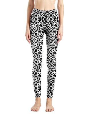 Fashion High Waist Leopard Snake Print Full Length Leggings - Image 17