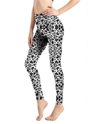 Fashion High Waist Leopard Snake Print Full Length Leggings - Image 18