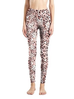 Fashion High Waist Leopard Snake Print Full Length Leggings - Image 29