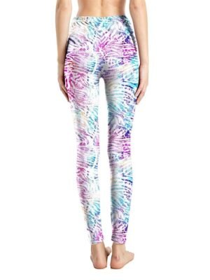 Fashion High Waist Leopard Snake Print Full Length Leggings - Image 39