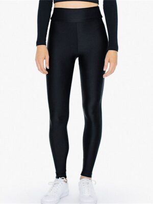 Fashion High Waist Solid Colour Full Length Leggings - Image 2