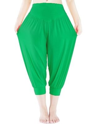 Fashion Loose High Waist Quick Dry Harem Capri Pants - Image 11