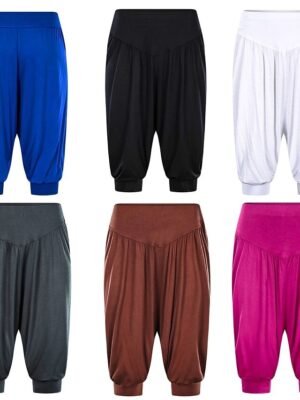 Fashion Loose High Waist Quick Dry Harem Capri Pants - Image 18