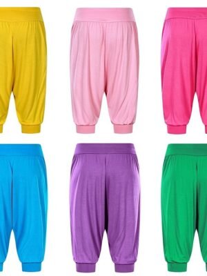 Fashion Loose High Waist Quick Dry Harem Capri Pants - Image 19