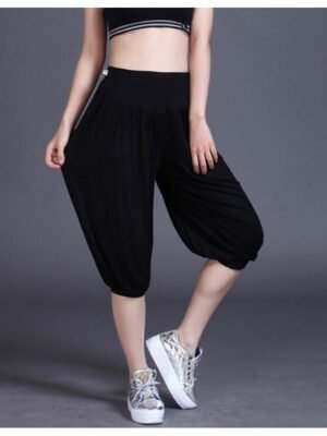 Fashion Loose High Waist Quick Dry Harem Capri Pants - Image 20