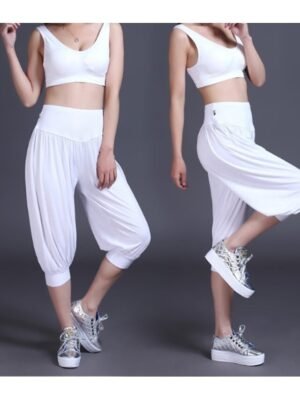 Fashion Loose High Waist Quick Dry Harem Capri Pants - Image 25