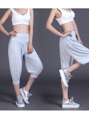Fashion Loose High Waist Quick Dry Harem Capri Pants - Image 27