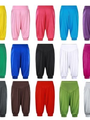 Fashion Loose High Waist Quick Dry Harem Capri Pants - Image 3