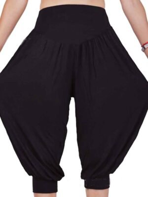 Fashion Loose High Waist Quick Dry Harem Capri Pants - Image 6