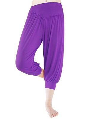 Fashion Loose High Waist Quick Dry Harem Capri Pants - Image 9