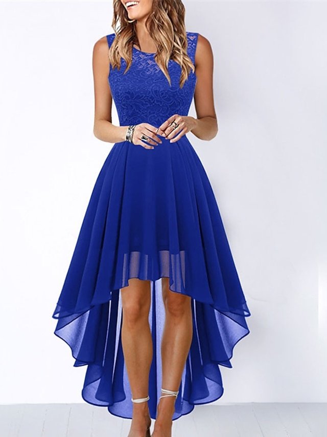 Fashion Loose Pure Colour Crew Neck Sleeveless Maxi Dress - Image 1