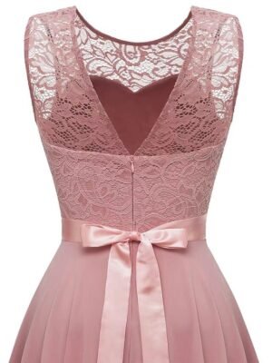 Fashion Loose Pure Colour Crew Neck Sleeveless Maxi Dress - Image 10