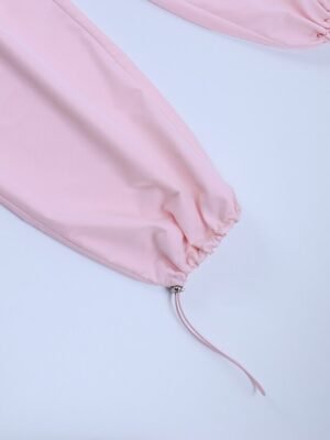 Fashion Loose Solid Low Waist Baggy Trousers - Image 29