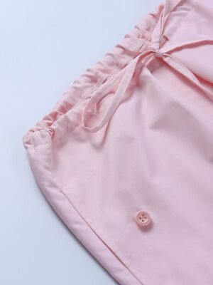 Fashion Loose Solid Low Waist Baggy Trousers - Image 30