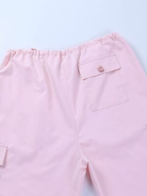Fashion Loose Solid Low Waist Baggy Trousers - Image 7